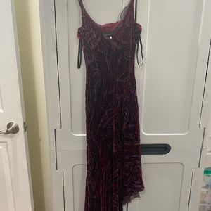 Like new- vintage Bebe velour dress